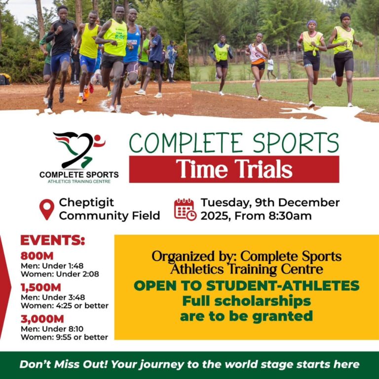 Complete sports trials